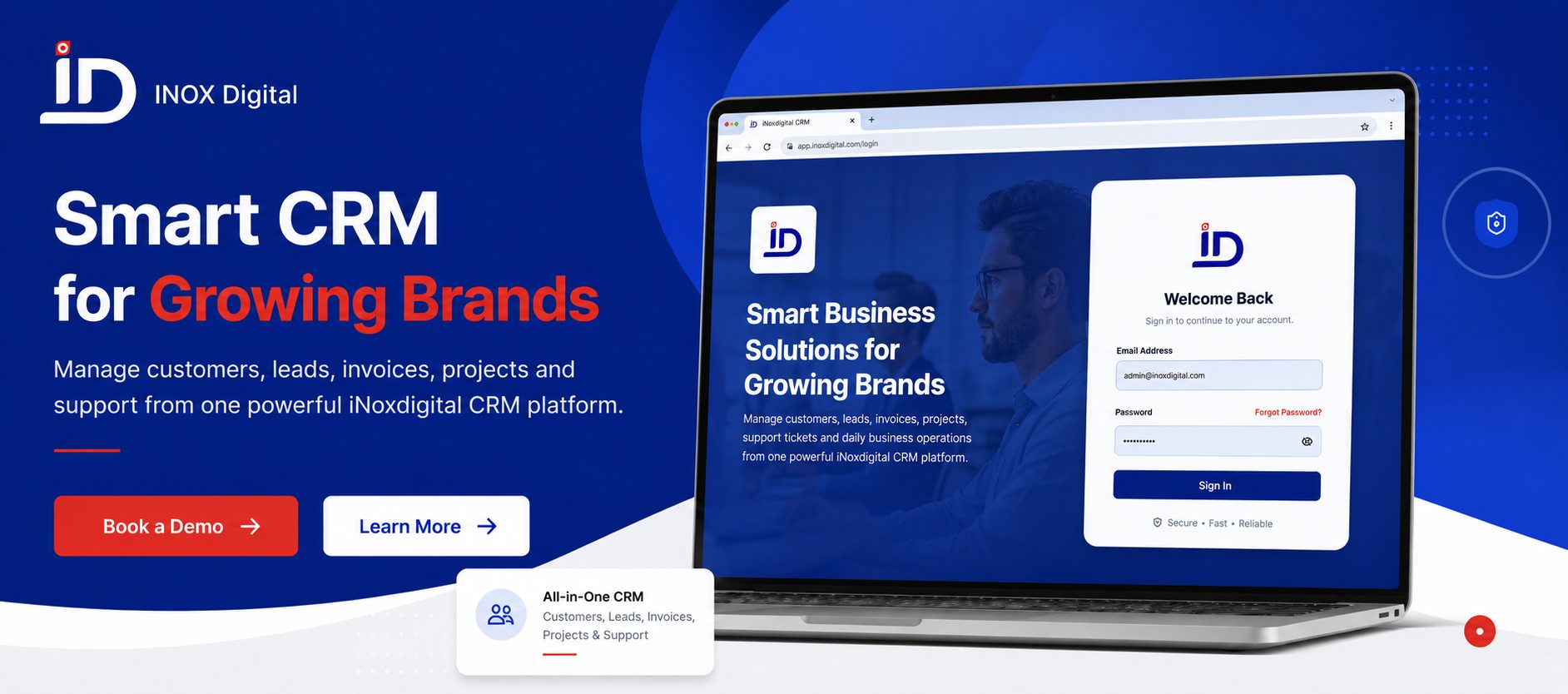 INOX Digital CRM access presentation